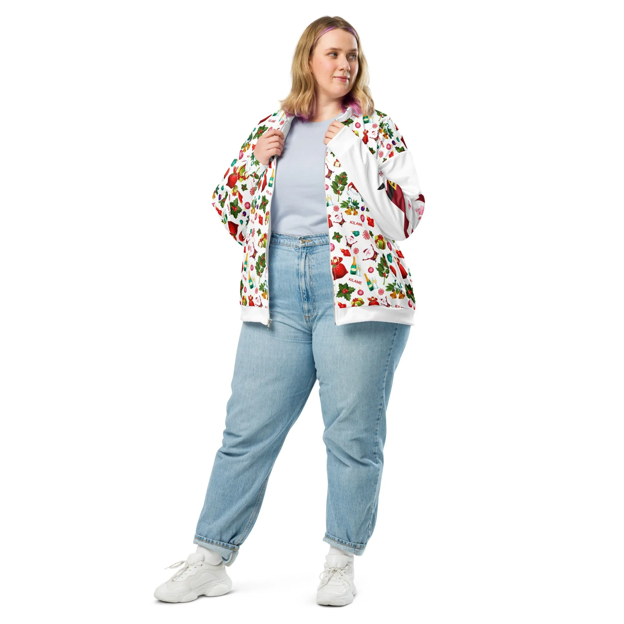 Unisex Bomber Jacket 'Natale Italiano'