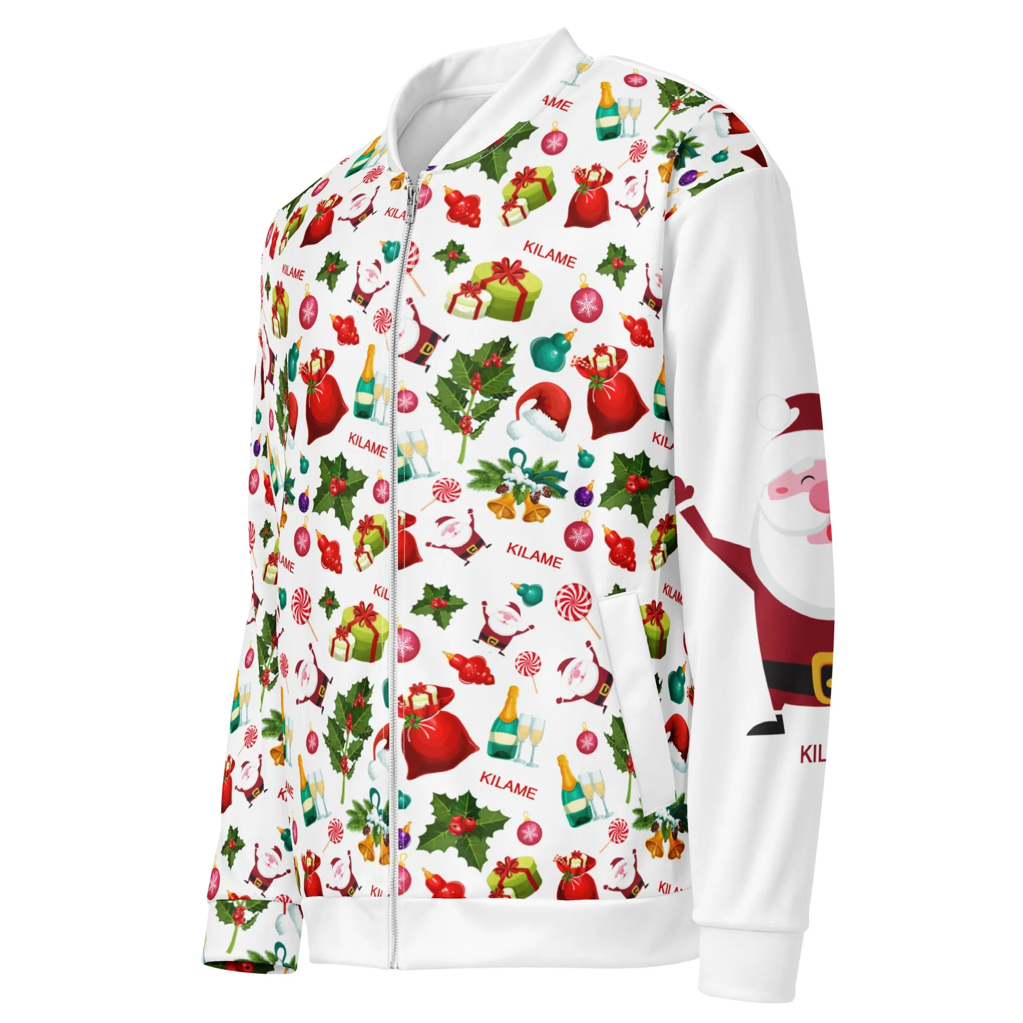 Unisex Bomber Jacket 'Natale Italiano'