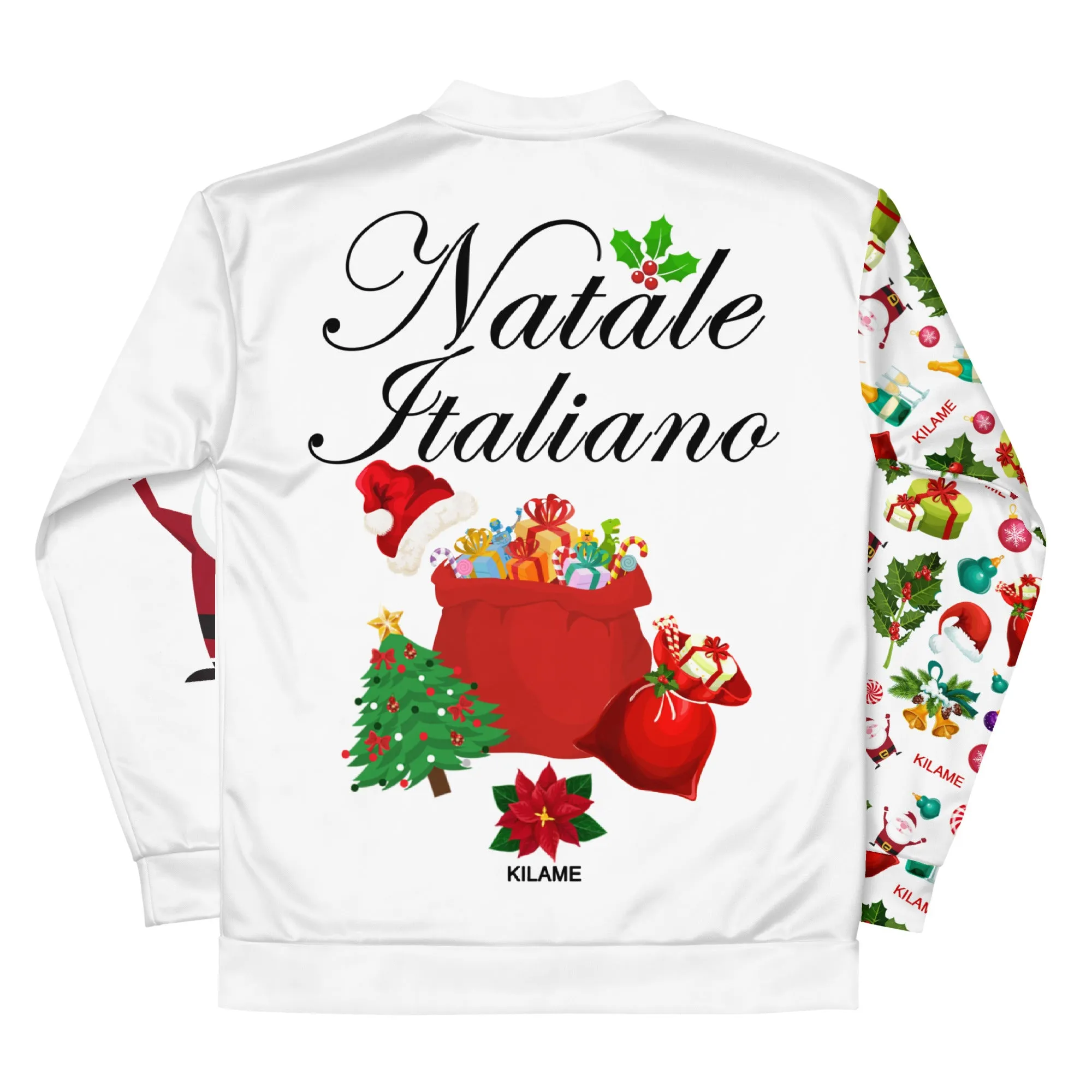 Unisex Bomber Jacket 'Natale Italiano'