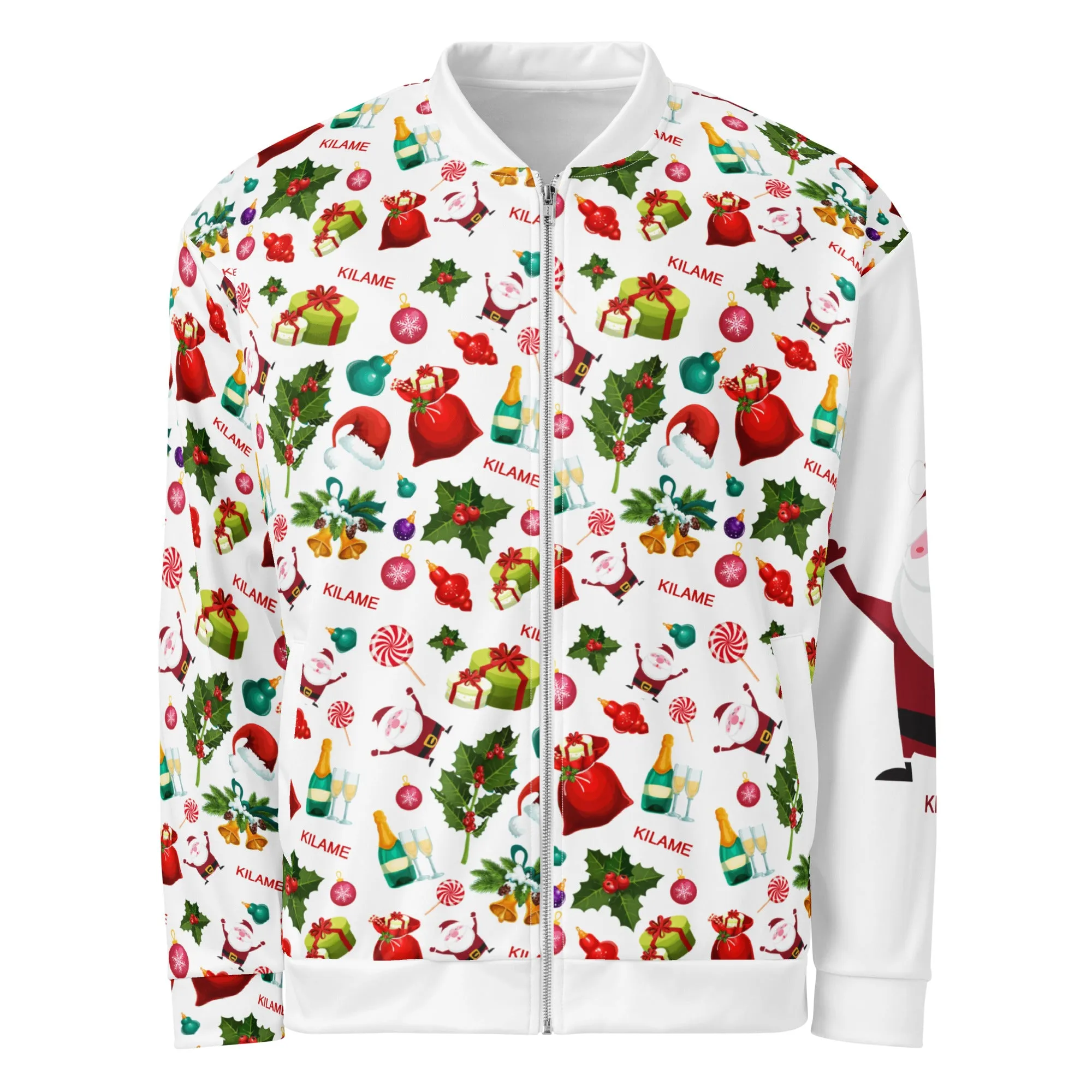 Unisex Bomber Jacket 'Natale Italiano'