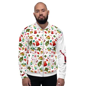 Unisex Bomber Jacket 'Natale Italiano'