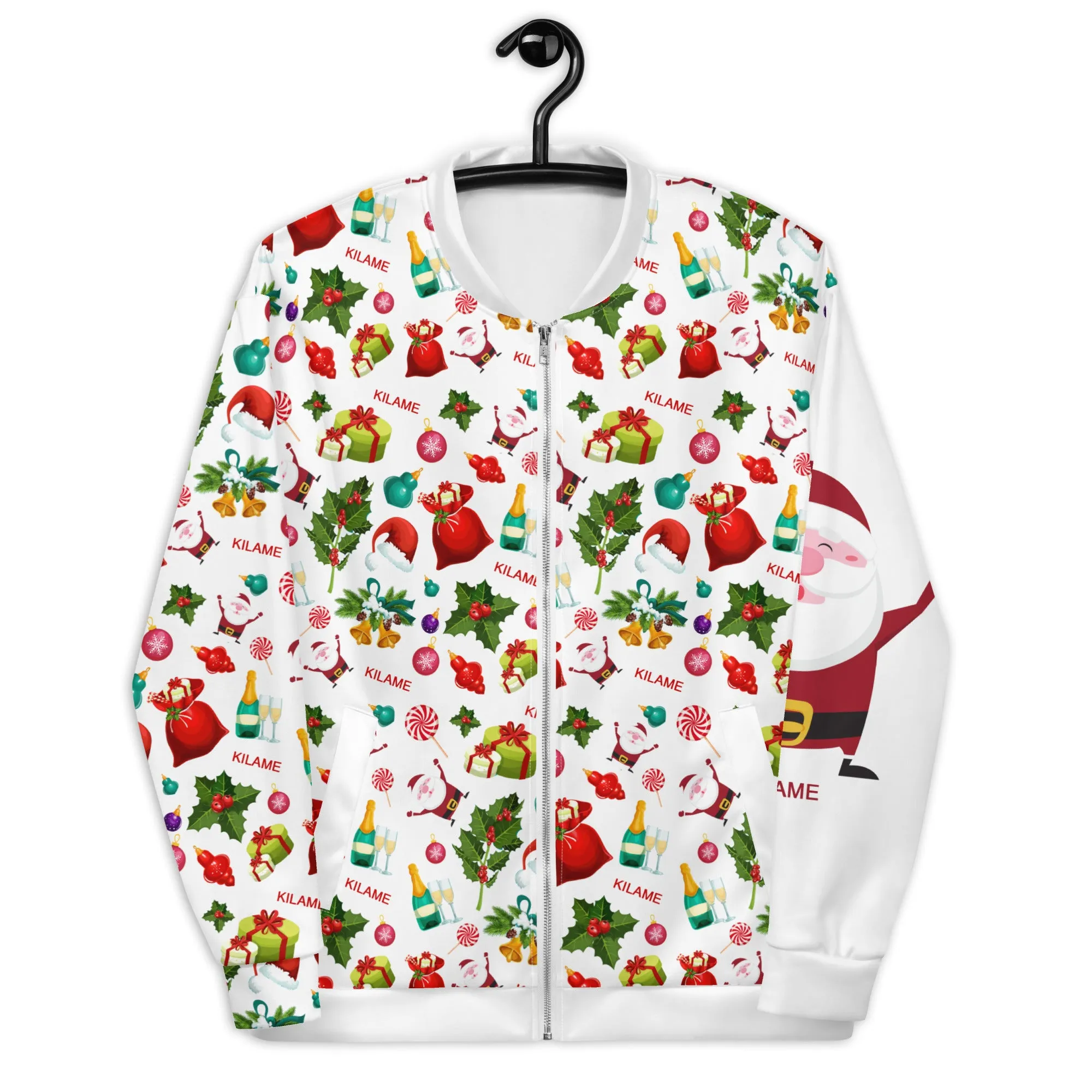 Unisex Bomber Jacket 'Natale Italiano'
