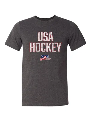USA Hockey Right Wing T-Shirt - Grey