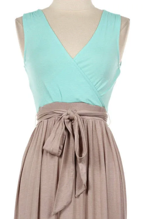 V Neck Maxi dress