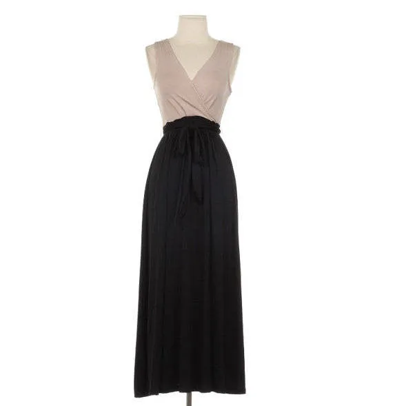 V Neck Maxi dress