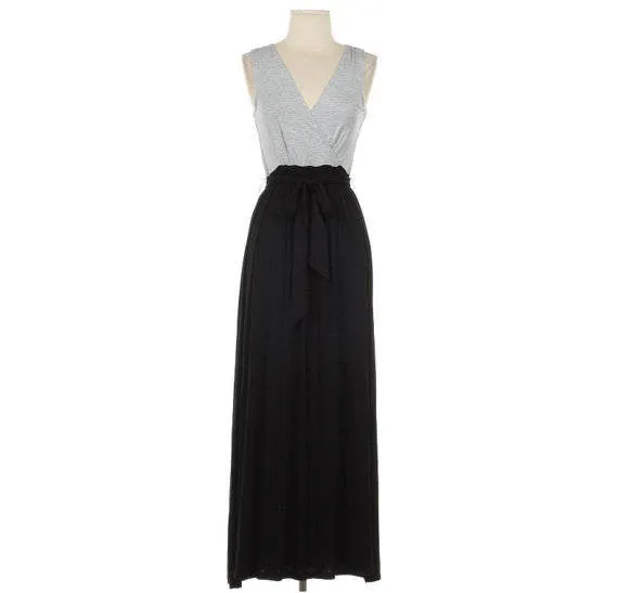 V Neck Maxi dress