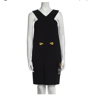 Versace Shift Dress in Black