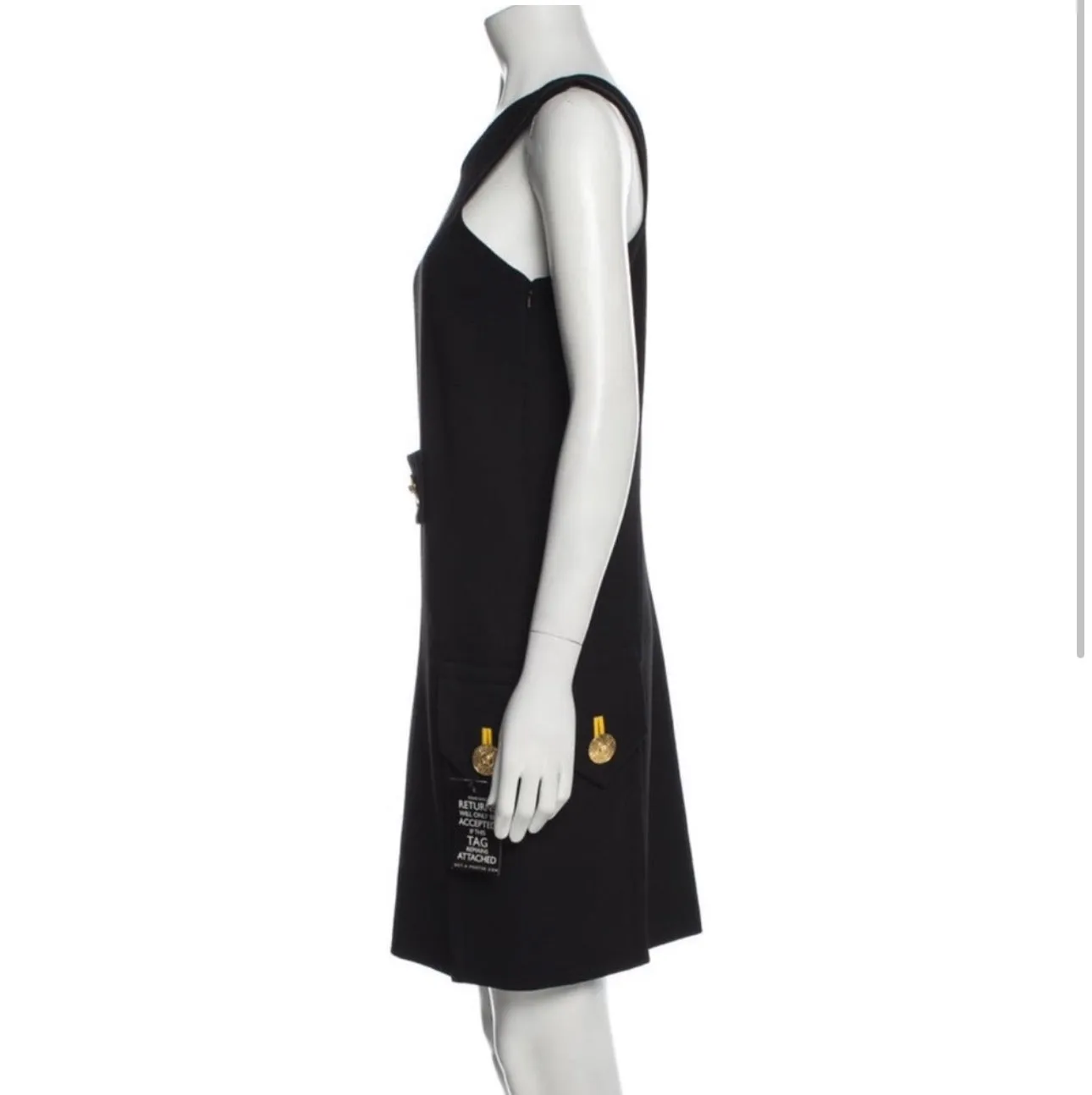 Versace Shift Dress in Black