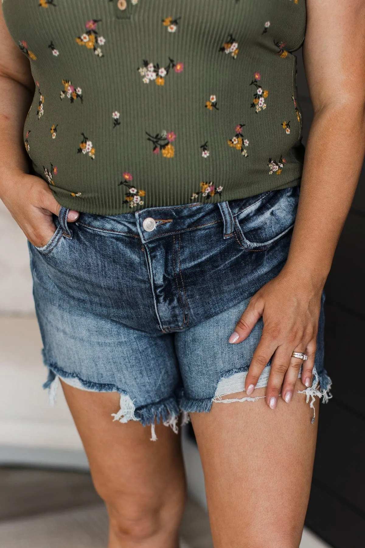 Vervet Denim Shorts- Via Wash