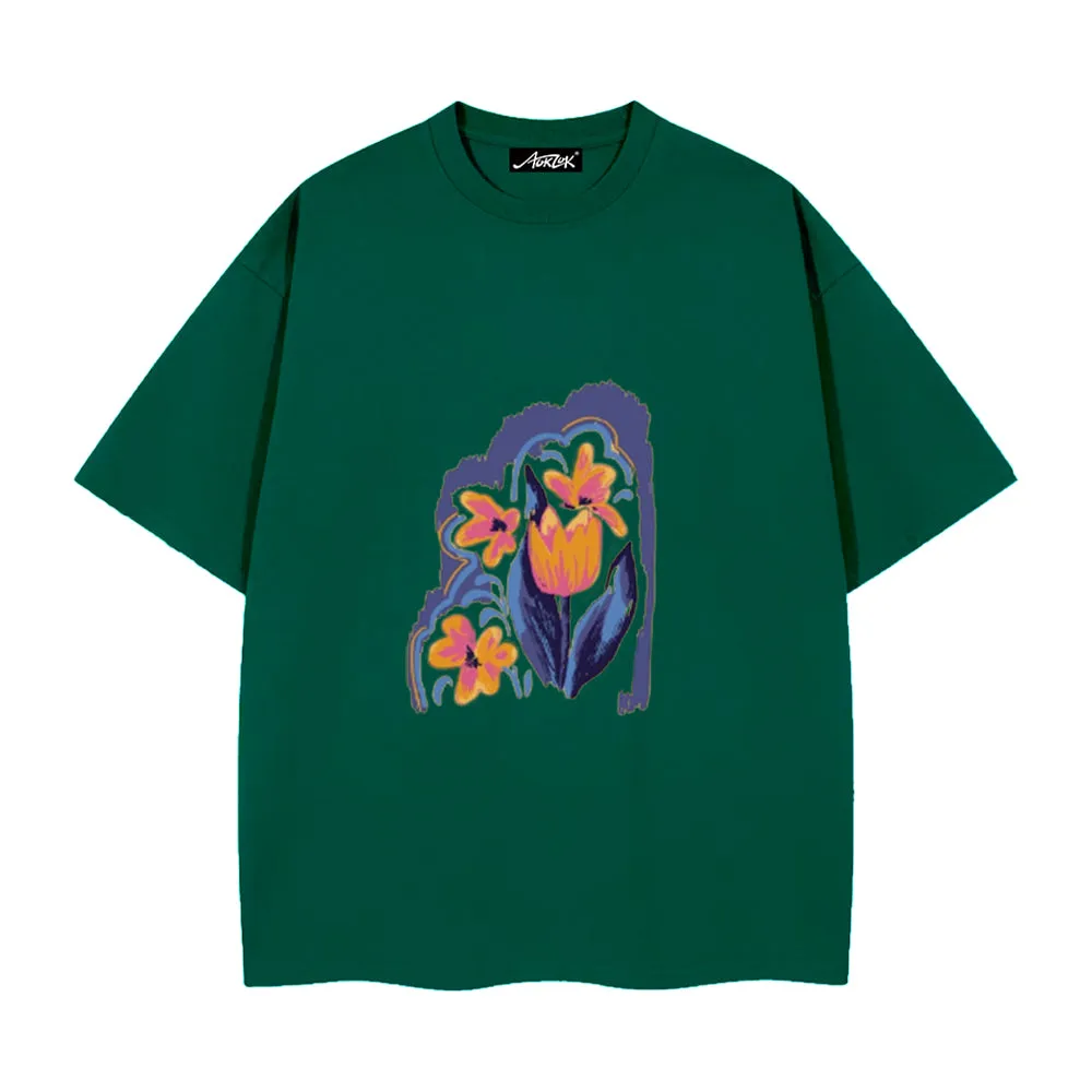 Vintage Tulip Graphic T-shirt