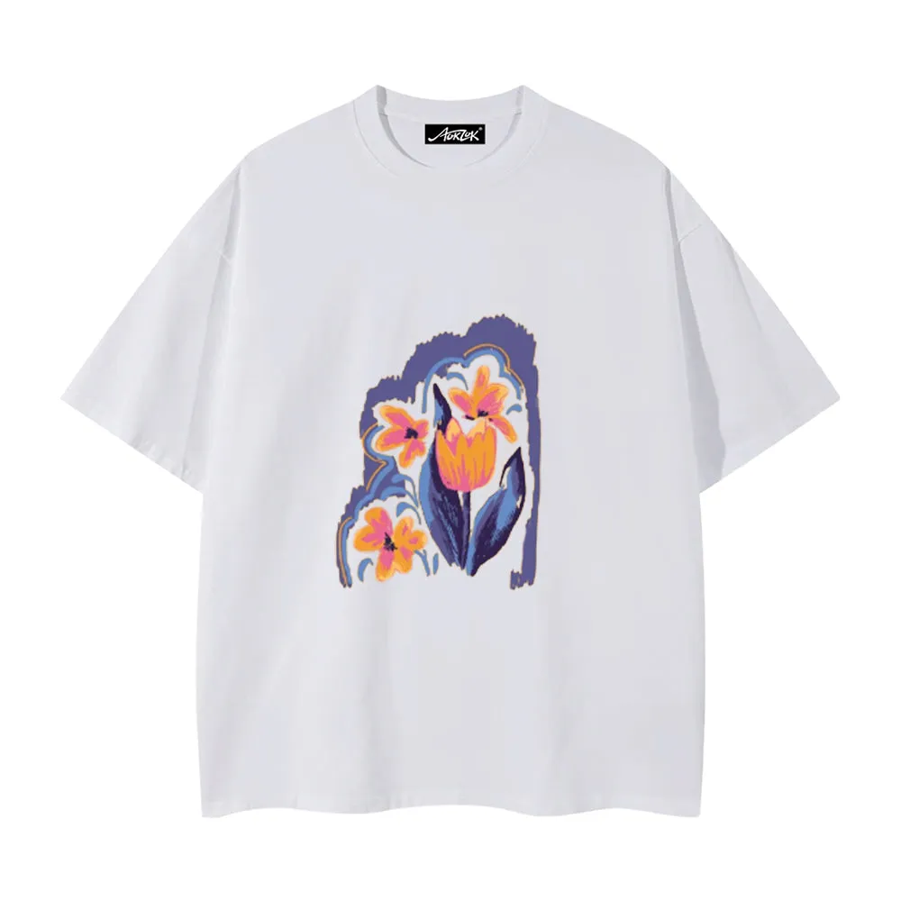 Vintage Tulip Graphic T-shirt
