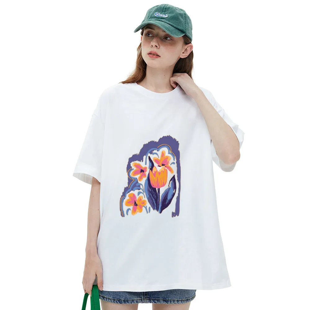 Vintage Tulip Graphic T-shirt