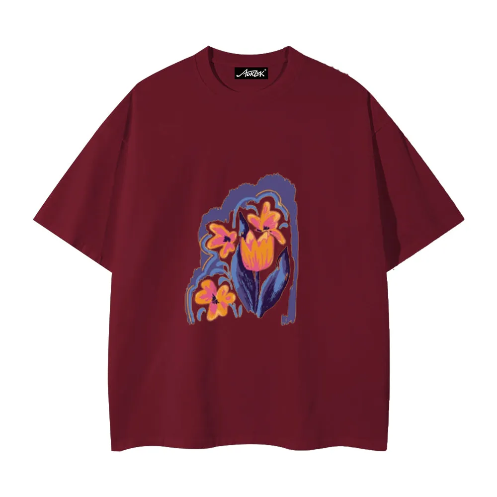 Vintage Tulip Graphic T-shirt