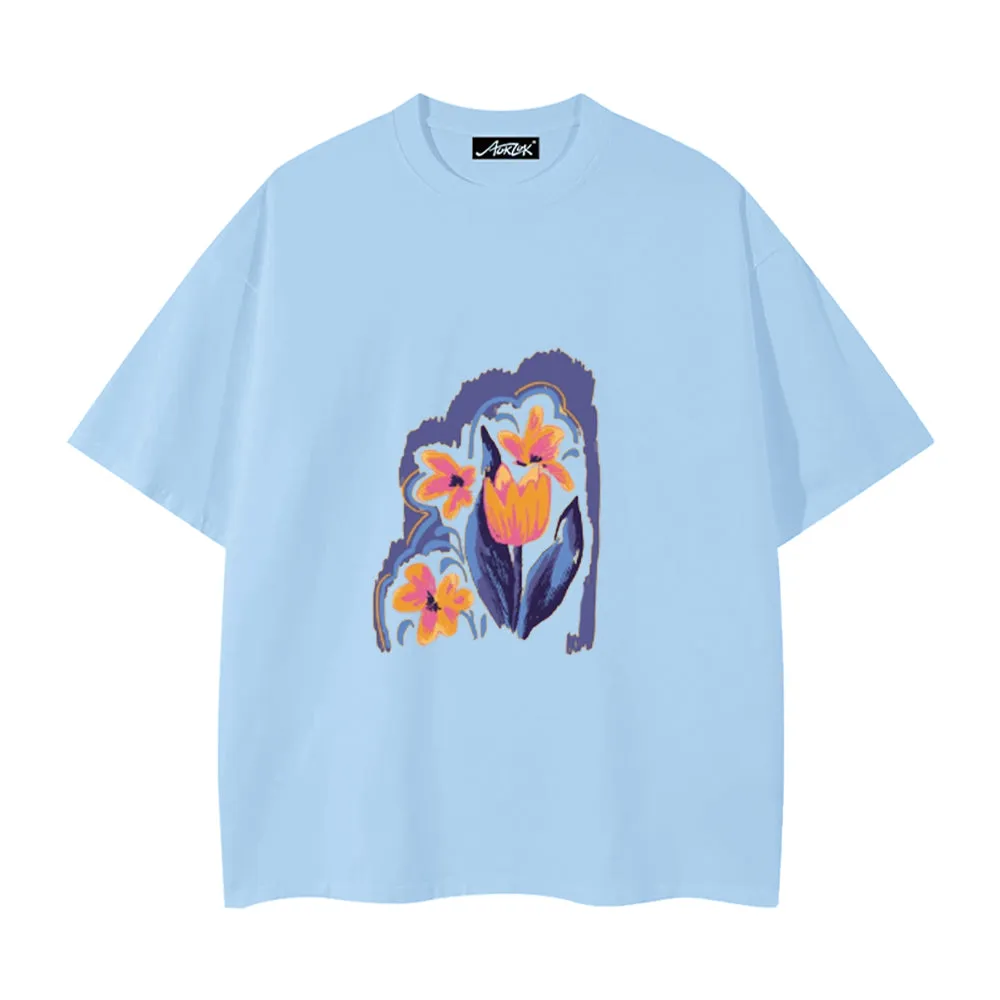 Vintage Tulip Graphic T-shirt