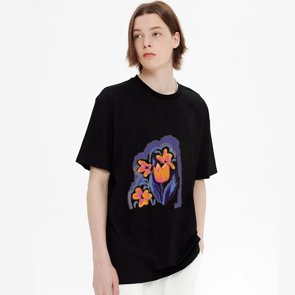Vintage Tulip Graphic T-shirt
