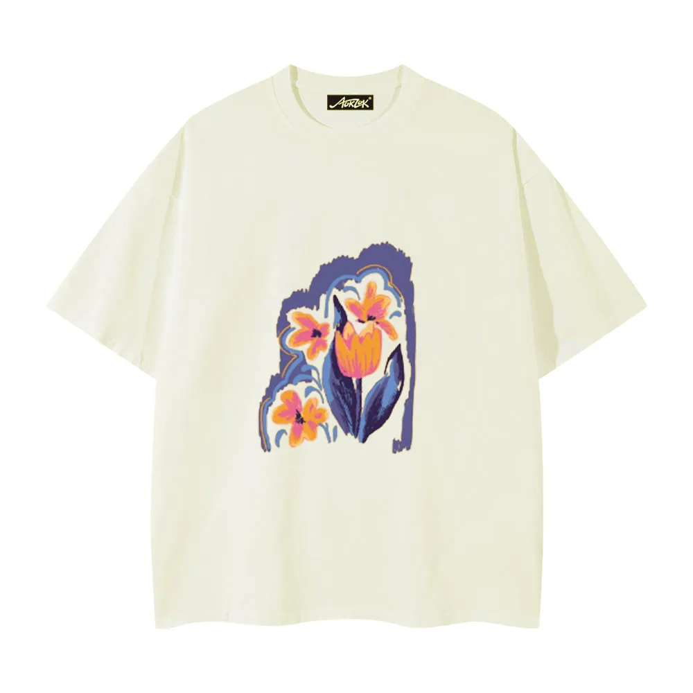 Vintage Tulip Graphic T-shirt