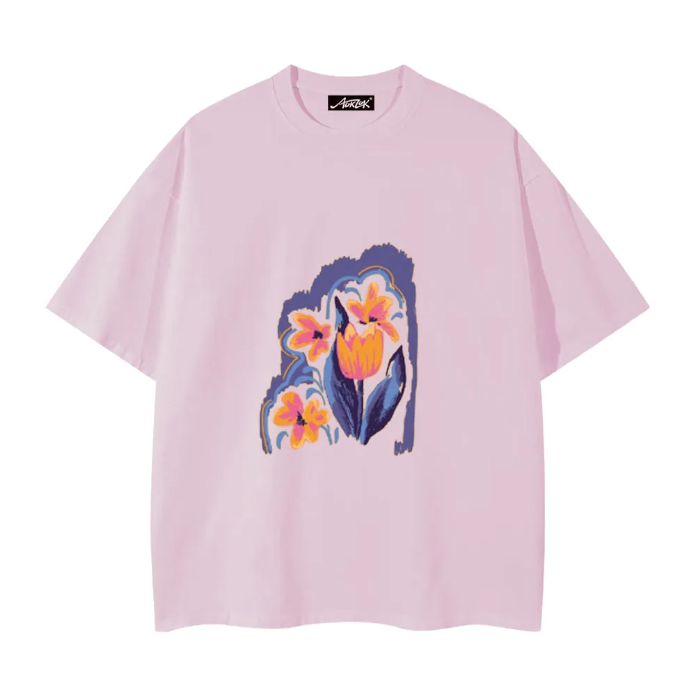 Vintage Tulip Graphic T-shirt