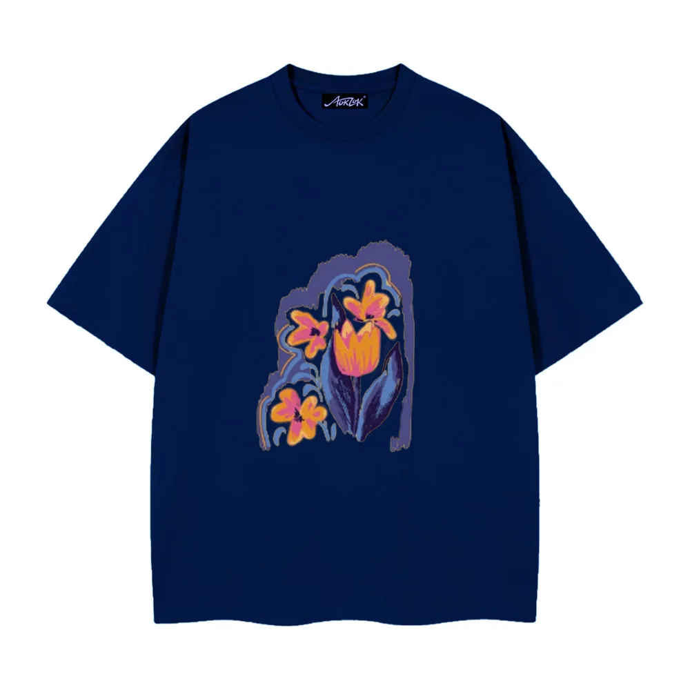 Vintage Tulip Graphic T-shirt