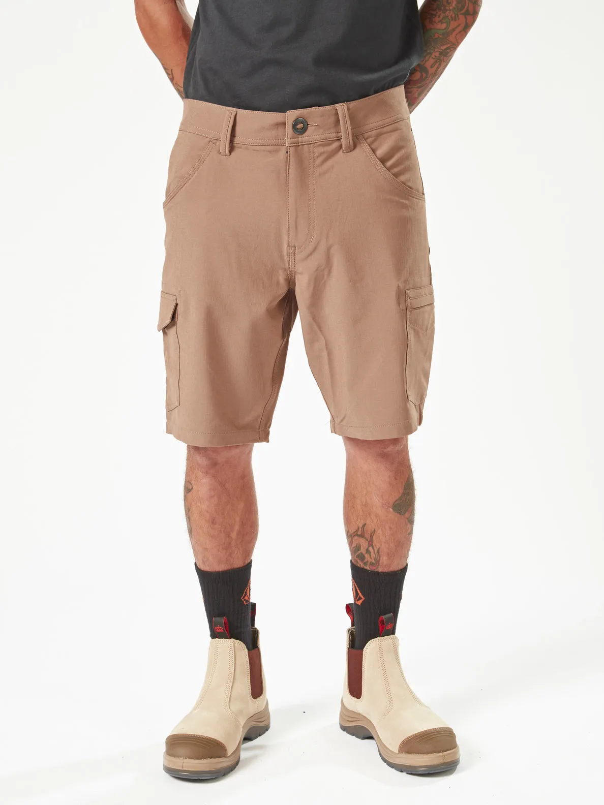 Volcom Slab Hybrid 20 Boardshort - Brindle
