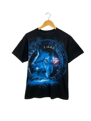 VTG Midnight Wolf Graphic Tee (M)