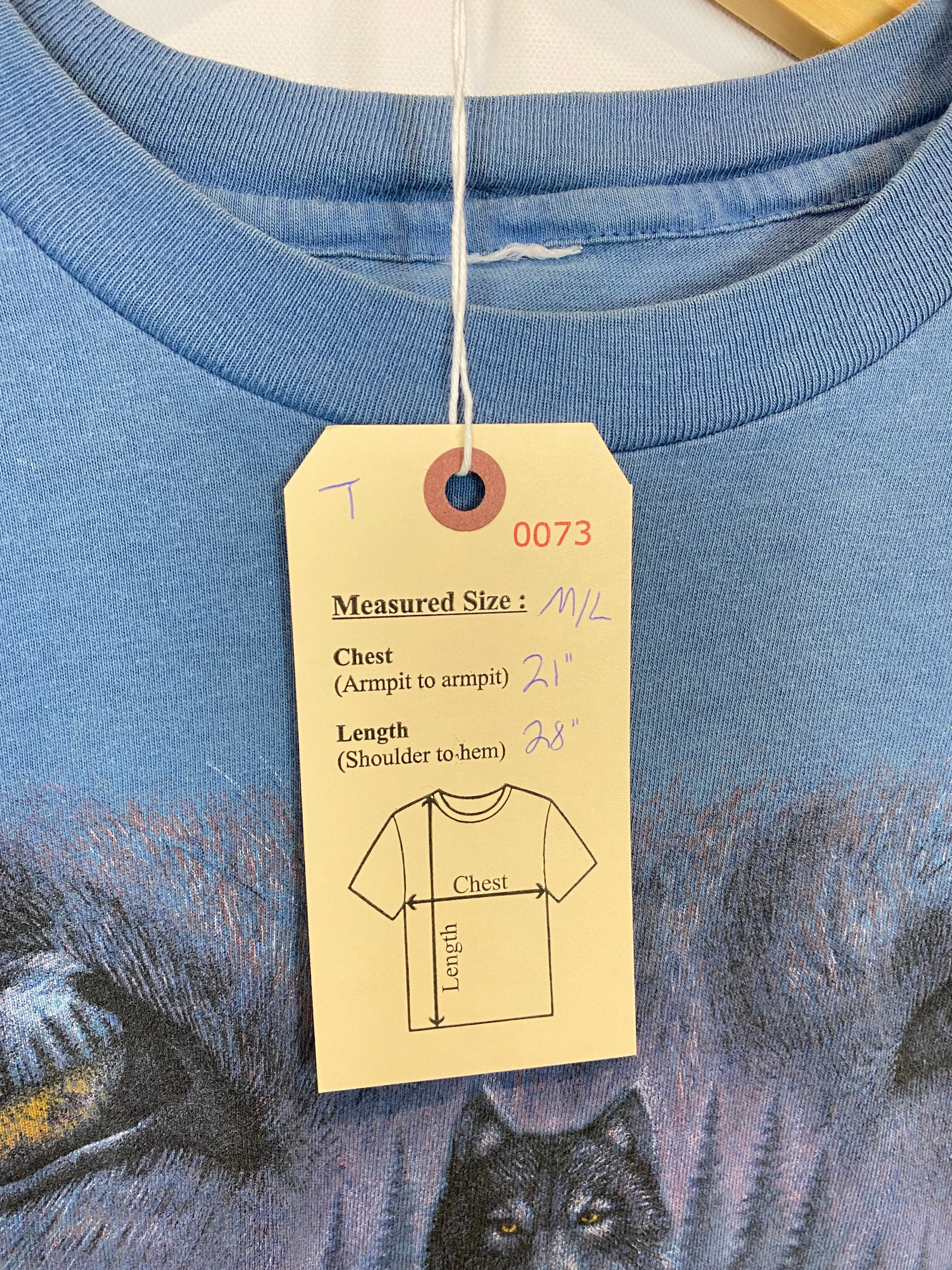 VTG Wolf Eyes Graphic Tee (M/L)
