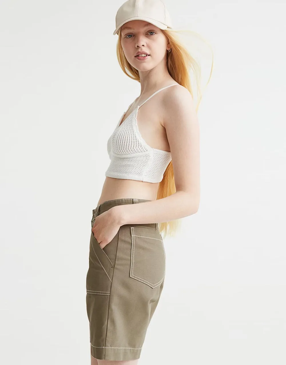 Waist Cargo Shorts