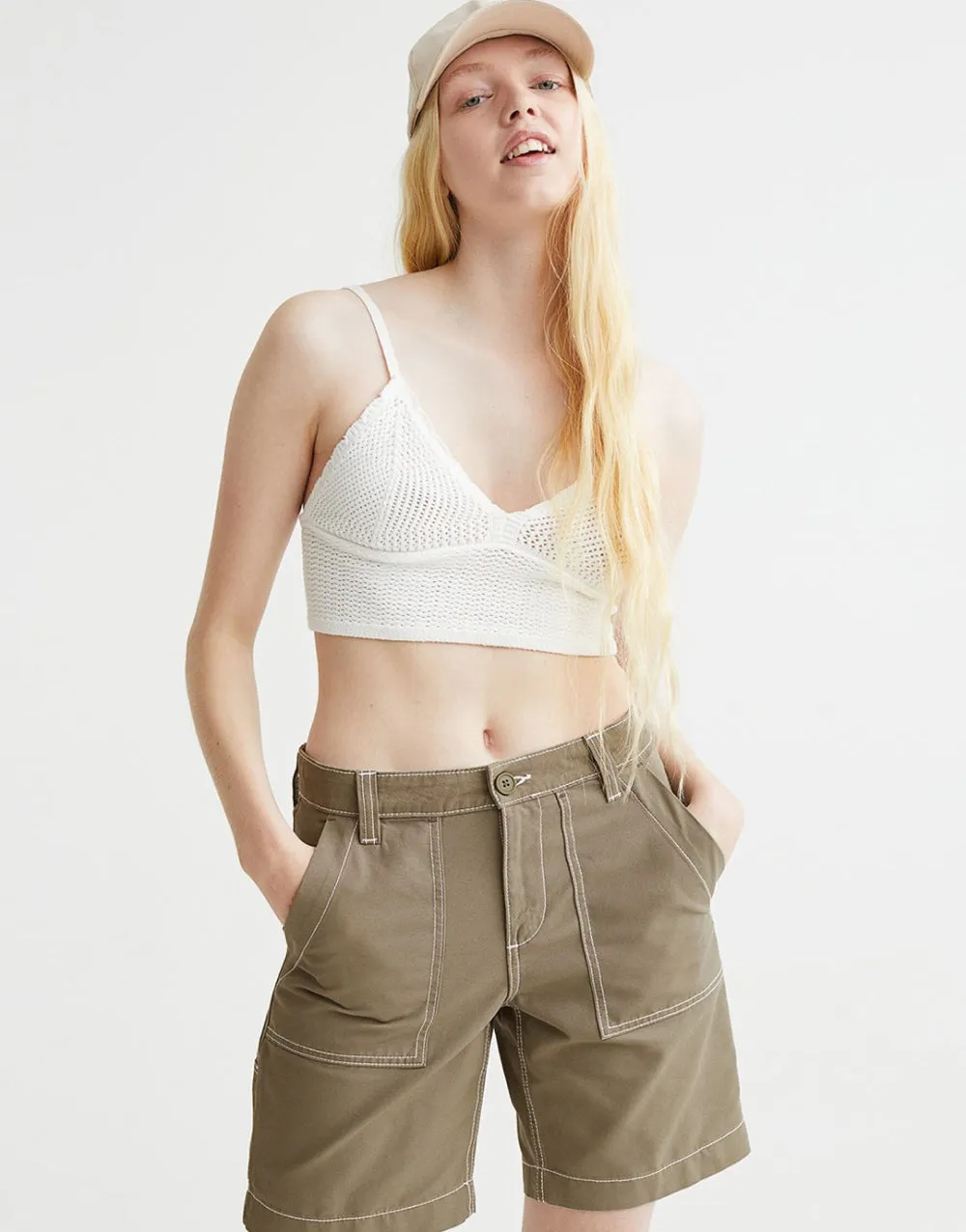 Waist Cargo Shorts