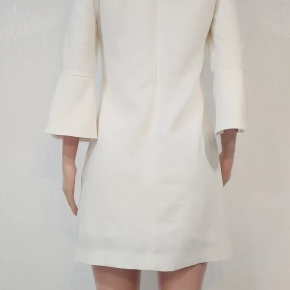 WHBM Petal-Sleeve Shift Mini Dress Size 4