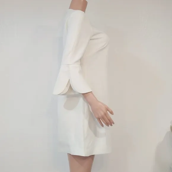 WHBM Petal-Sleeve Shift Mini Dress Size 4