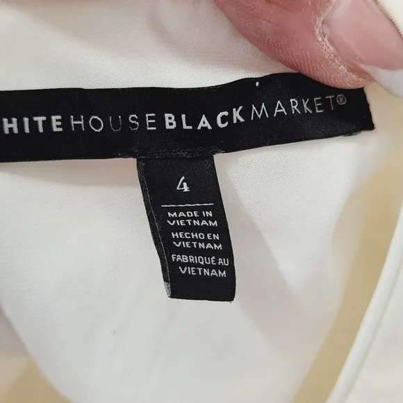 WHBM Petal-Sleeve Shift Mini Dress Size 4
