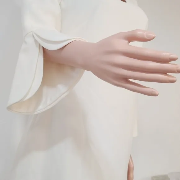 WHBM Petal-Sleeve Shift Mini Dress Size 4