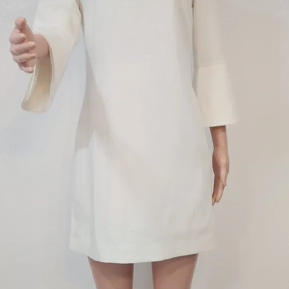 WHBM Petal-Sleeve Shift Mini Dress Size 4