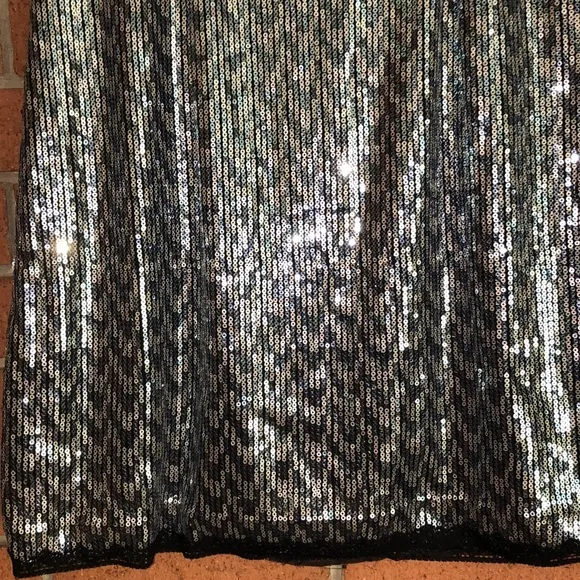 💠WHBM💠SEQUIN LACE TRIM SLEEVELESS DRESS💠