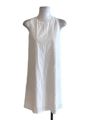 White Floral Shift Dress
