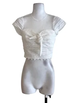White Laced Top