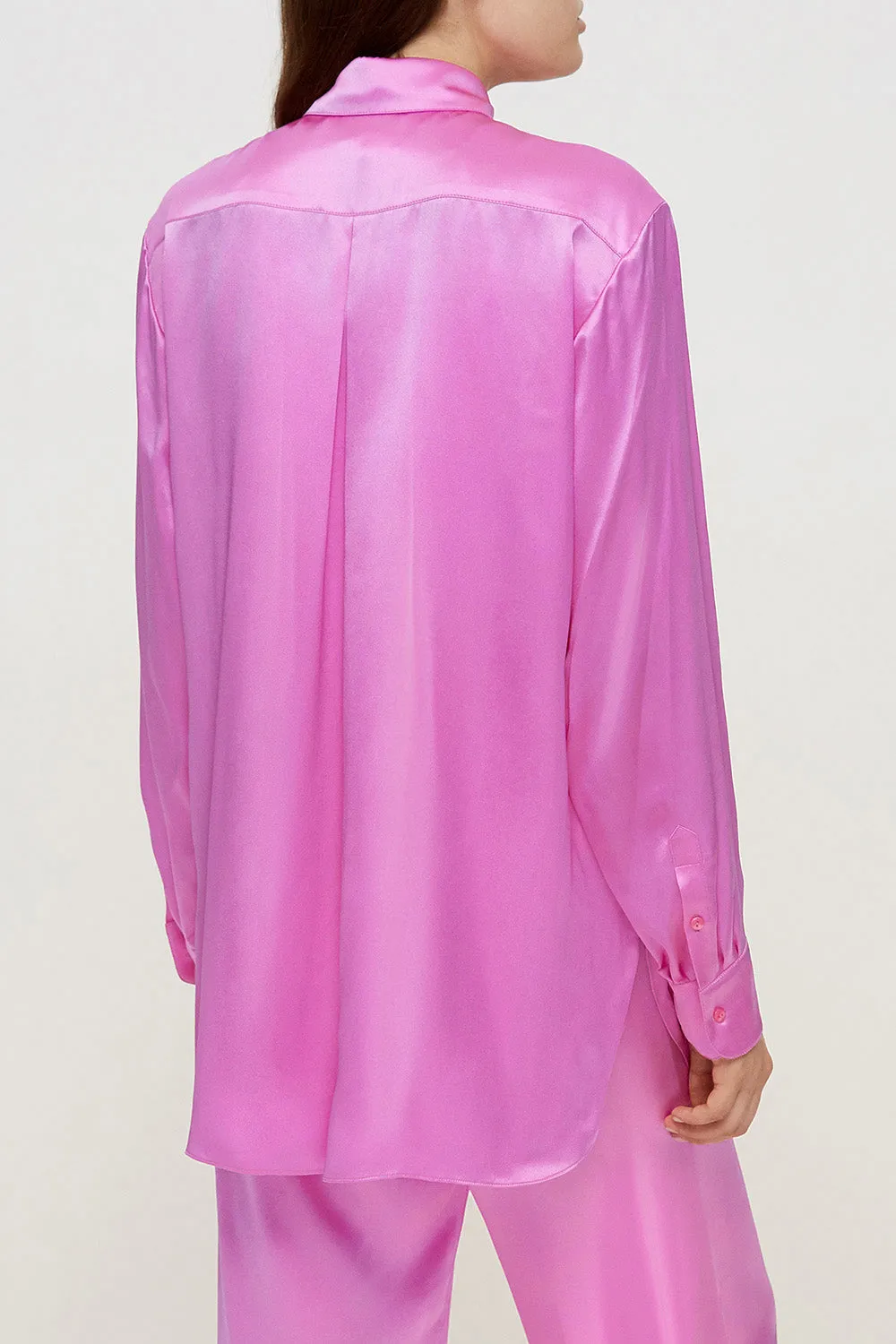 Women pajama lightweight shirt in pink