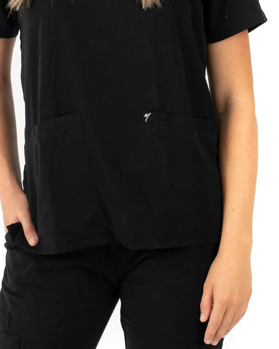 Women's 2 Pocket Scrub Top - Amber