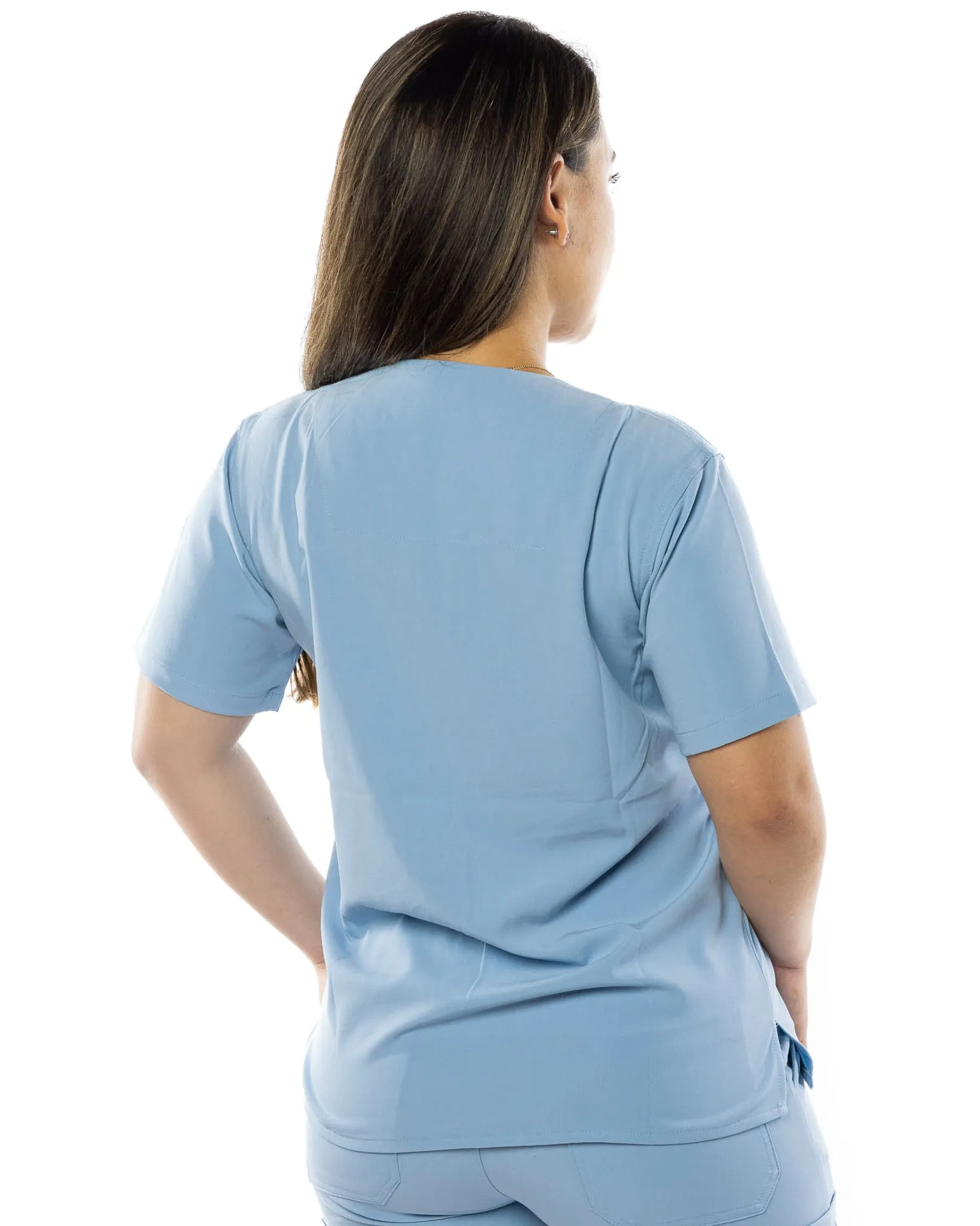 Women's 2 Pocket Scrub Top - Amber