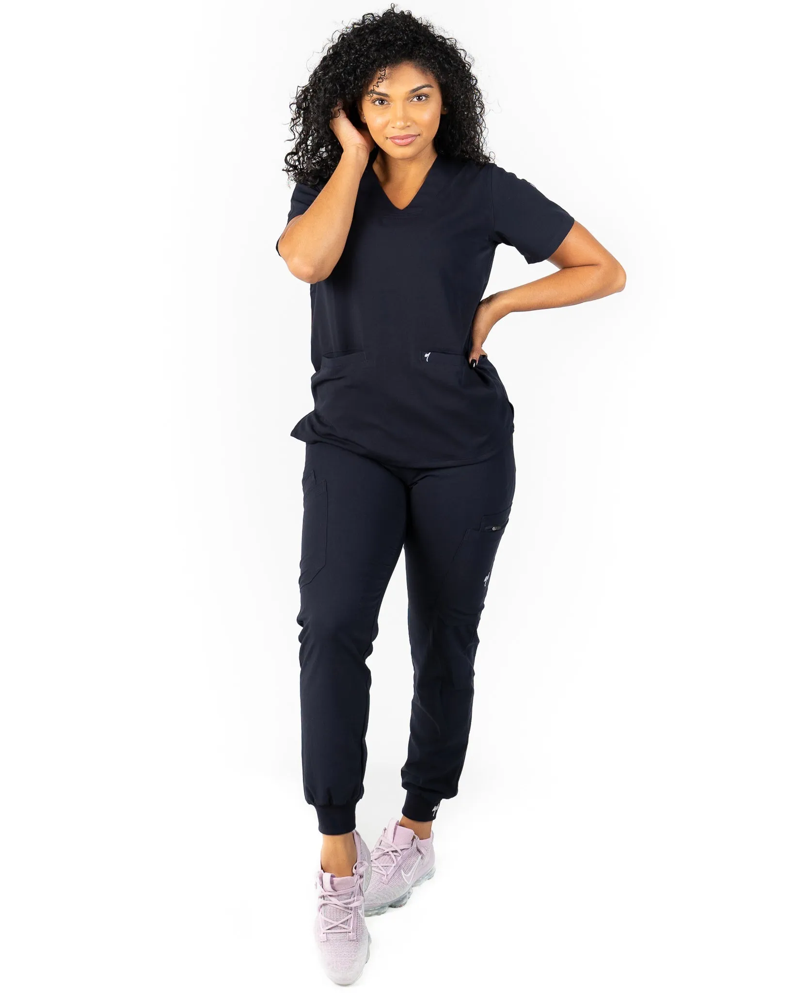 Women's 2 Pocket Scrub Top - Amber