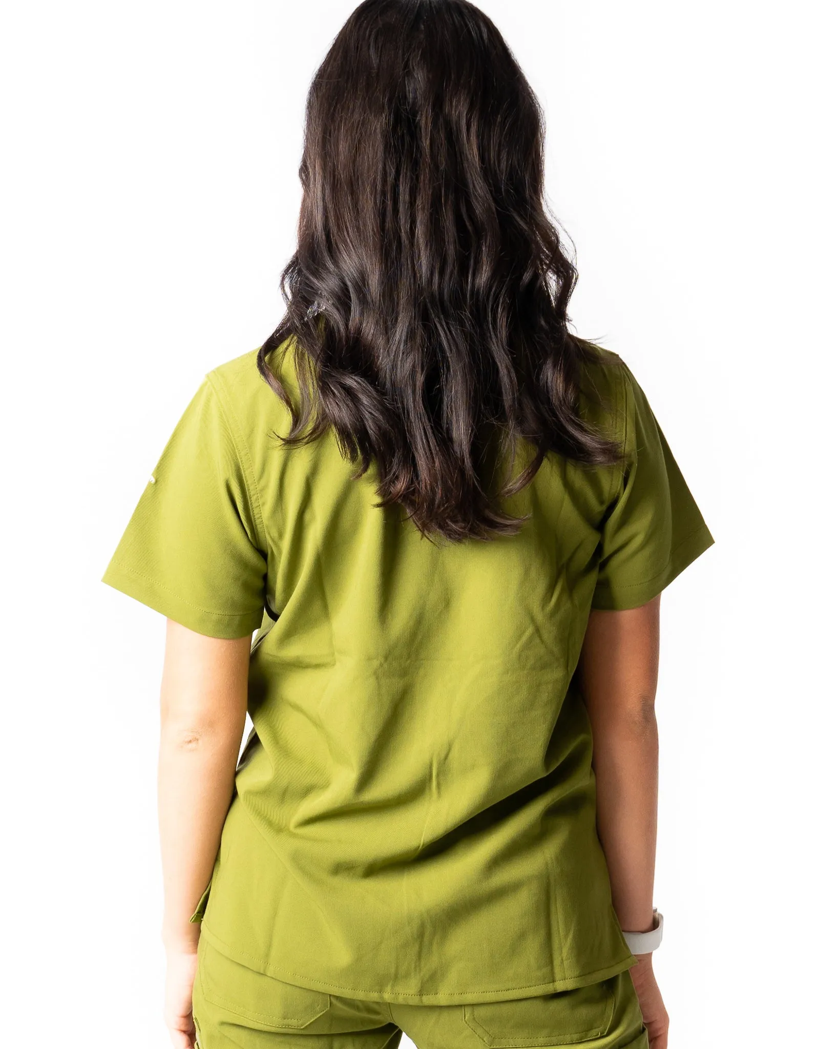 Women's 2 Pocket Scrub Top - Amber