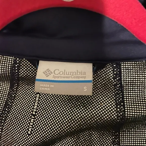 Women’s Columbia Titanium Navy Long Sleeve Small Zip Up Jacket