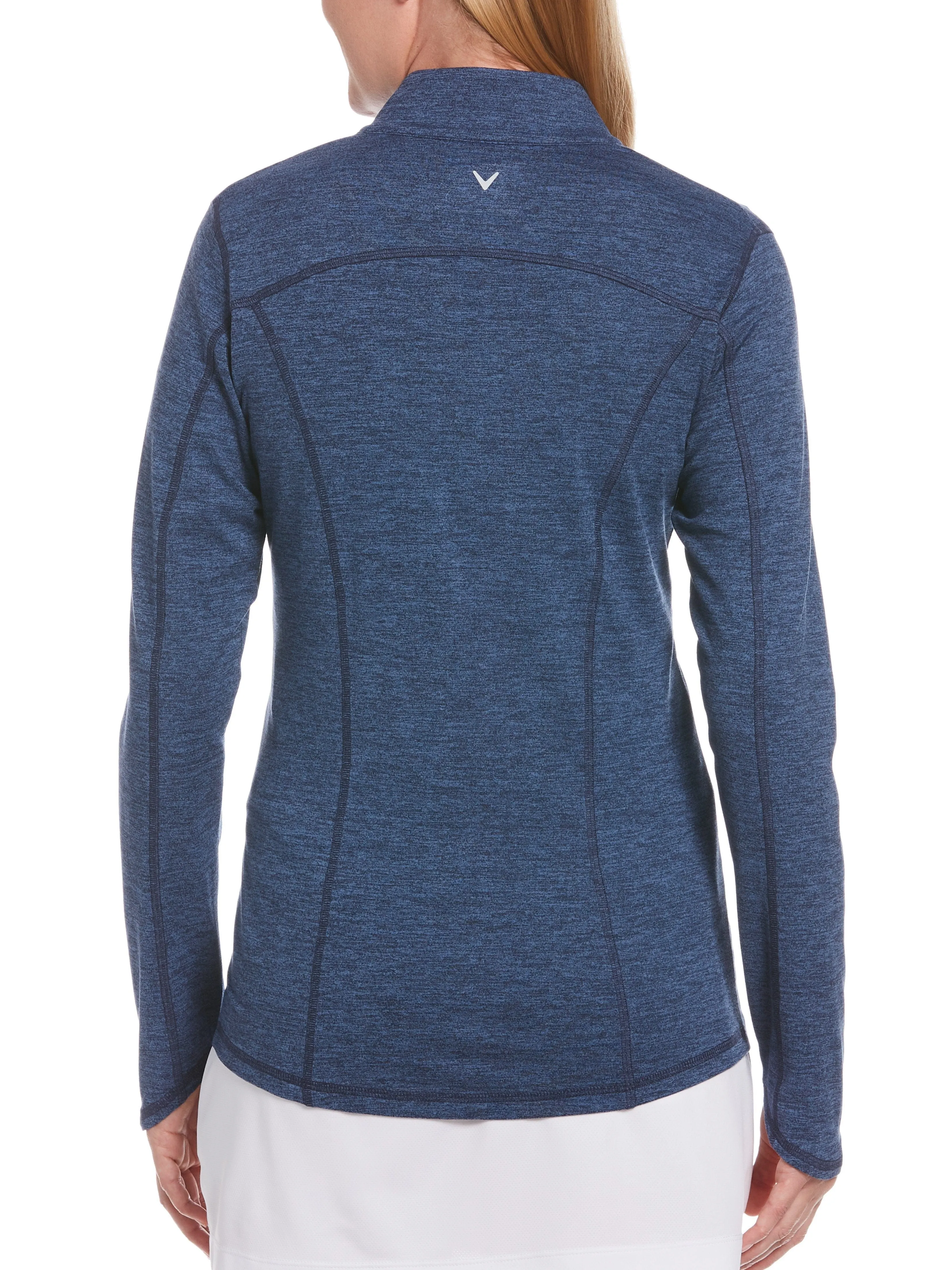 Womens Heather Zip Jacket
