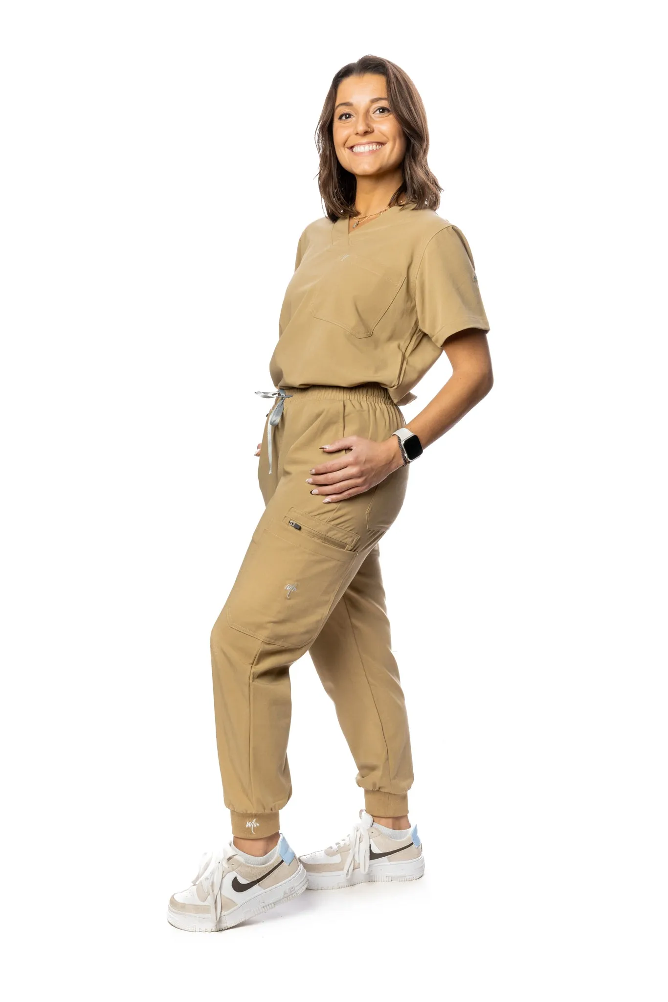 Women's Latte Scrub Top