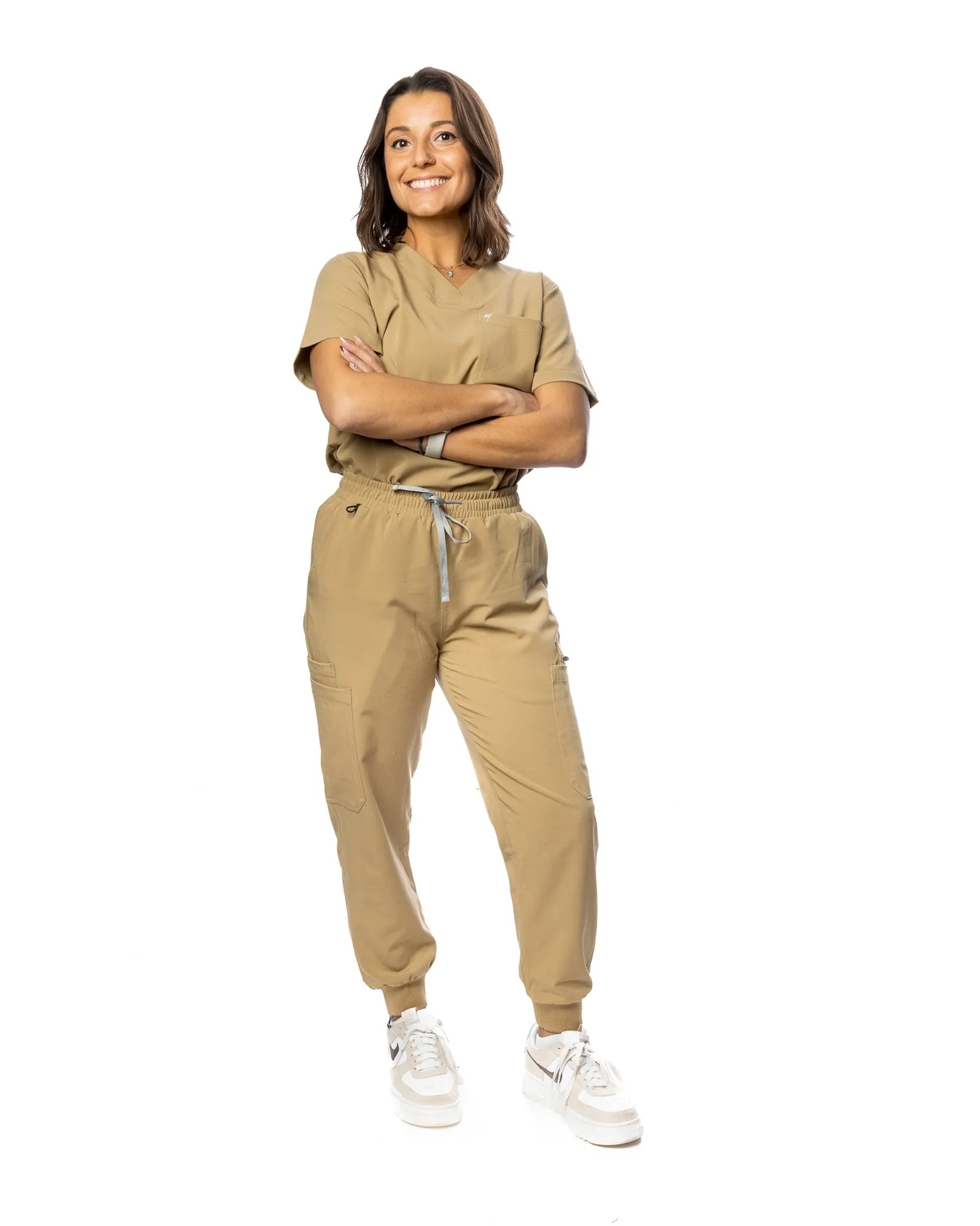 Women's Latte Scrub Top