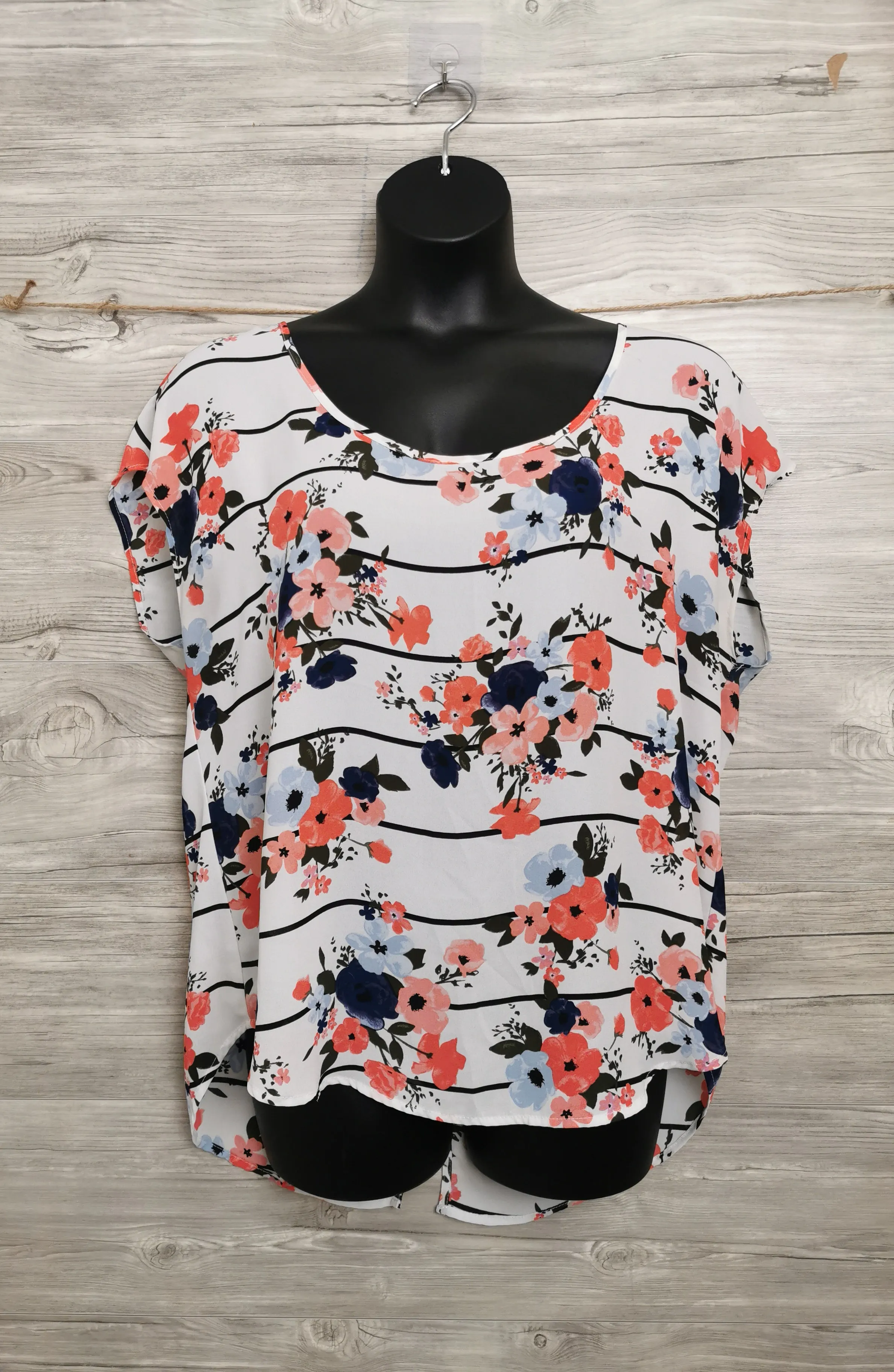 WOMENS PLUS SIZE 14 (0) TORRID, Lightweight Floral Dress Top EUC B34