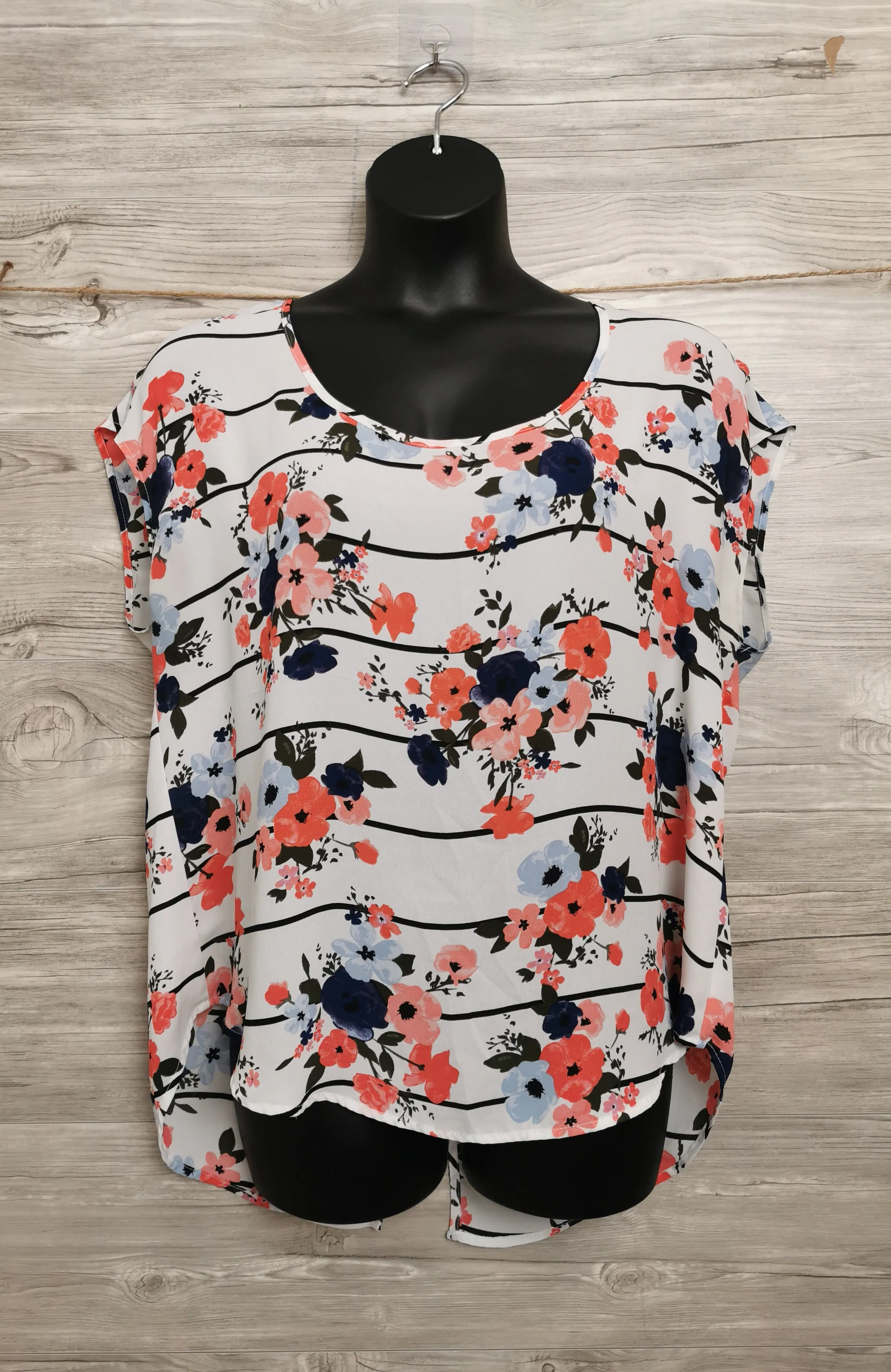 WOMENS PLUS SIZE 14 (0) TORRID, Lightweight Floral Dress Top EUC B34