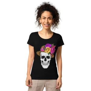 Women’s Skull wiht Floral Hat