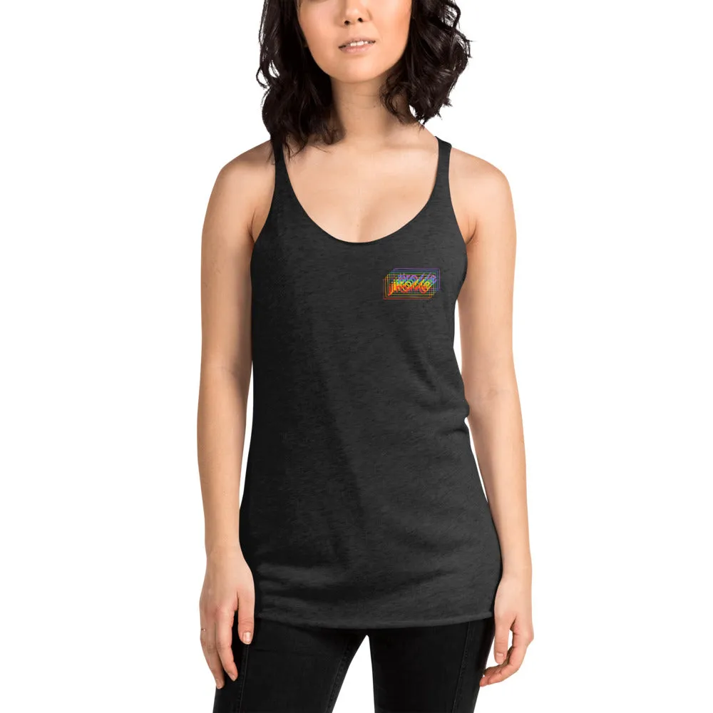 Women's Small Trippy Logo Women's Racerback Tank