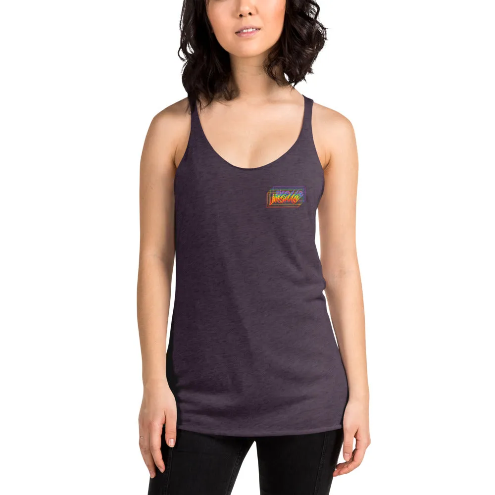 Women's Small Trippy Logo Women's Racerback Tank