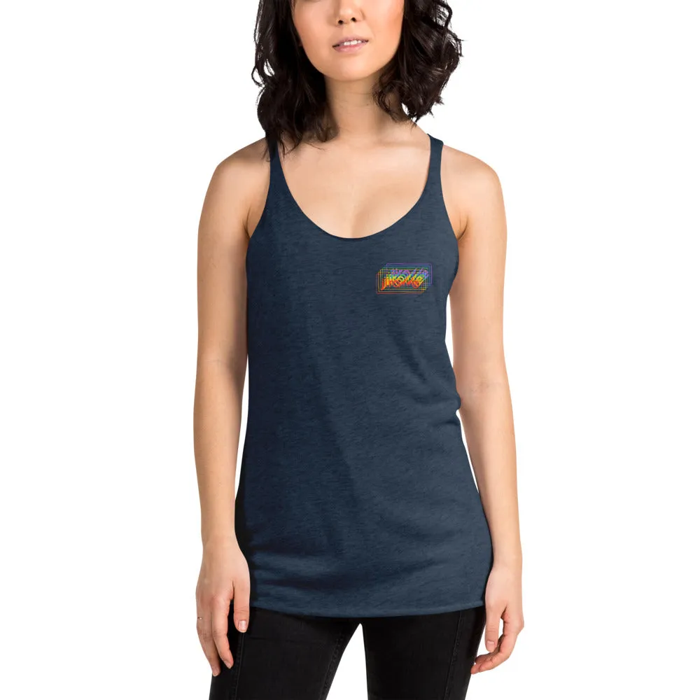 Women's Small Trippy Logo Women's Racerback Tank